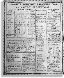 Primitive Methodist Preachers' Plan