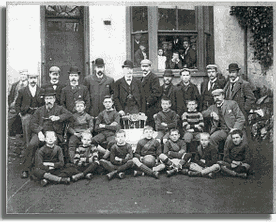 Llanfaes Board School football team