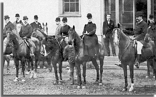 Detail of Brecon Hunt at Tregunter