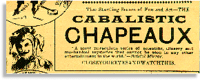 The Cabalistic Chapeaux