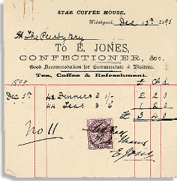 Confectioners' bill