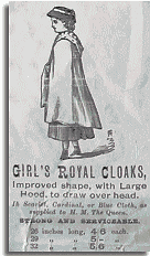 Girl's Royal Cloaks